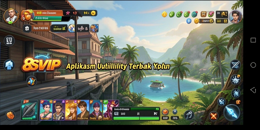 Tampilan antarmuka 8SVIP yang intuitif dan menarik.