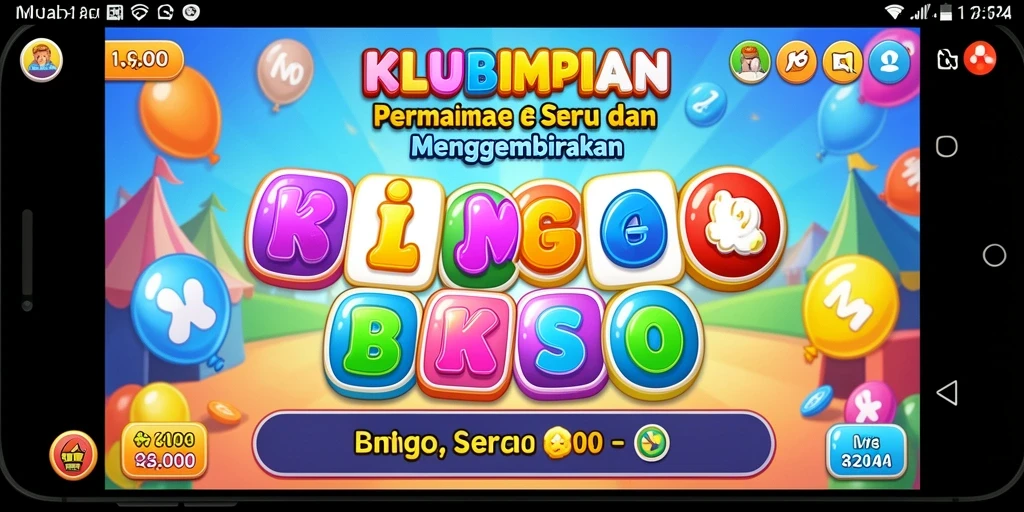 Tampilan gameplay Bingo di KLUBIMPIAN yang mengasyikkan.