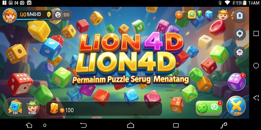 Gameplay seru LION4D dengan berbagai puzzle yang menantang.
