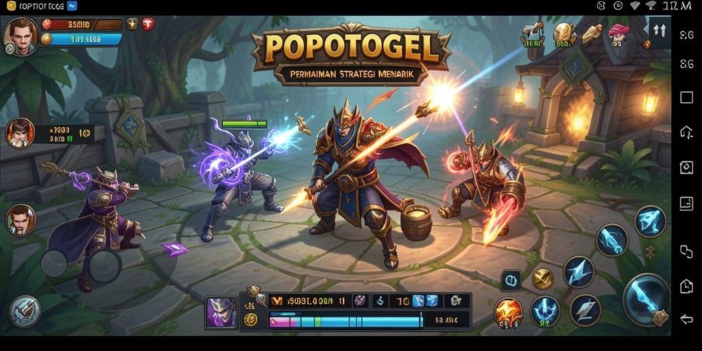Tampilan gameplay menarik dari POPOTOGEL yang penuh strategi.