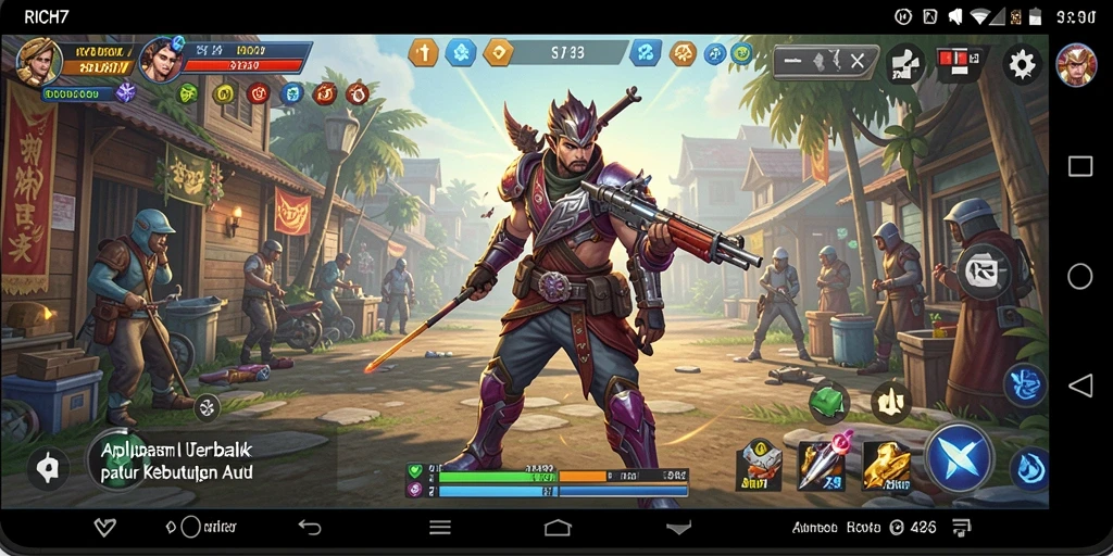 Screenshot RICH7 menampilkan antarmuka yang intuitif dan fungsional.