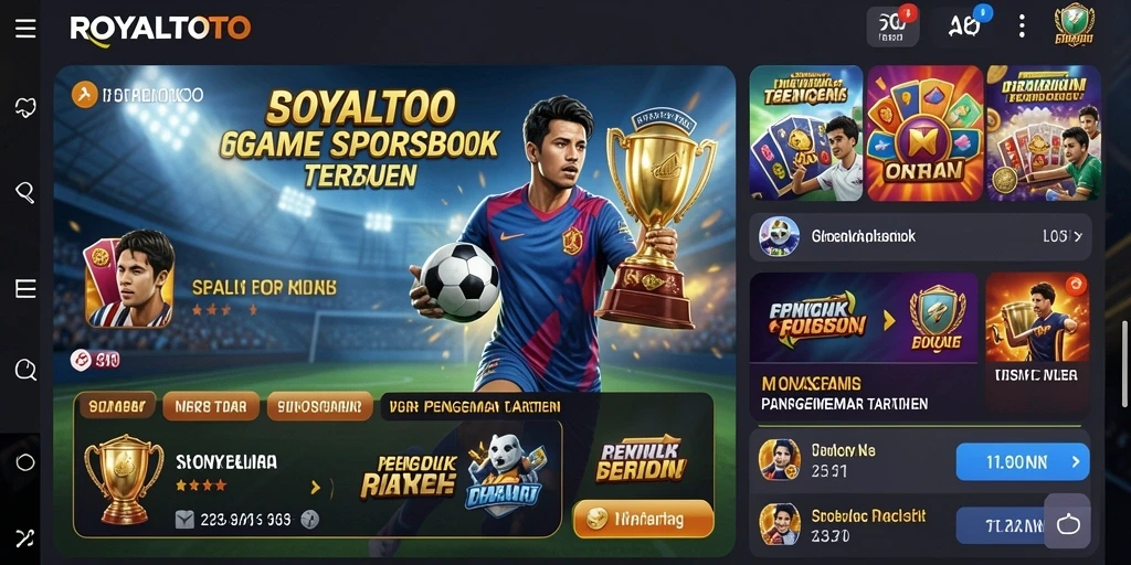Tampilan gameplay ROYALTOTO menampilkan antarmuka taruhan yang menarik dan intuitif.