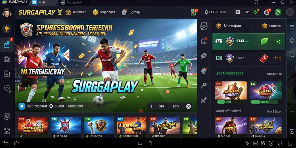 Tampilan gameplay SUPERPLAY yang menarik dan interaktif.