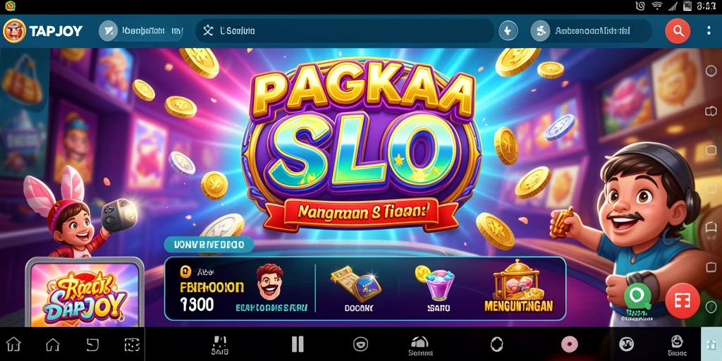 Gameplay TAPJOY yang menarik dan beragam tema Slot.