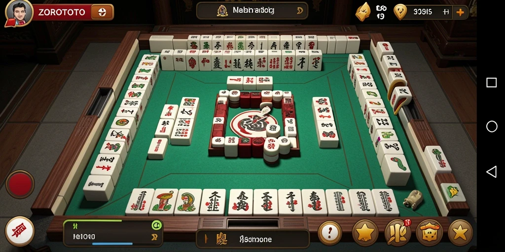 Tampilan gameplay ZOROTOTO dengan berbagai level Mahjong yang menantang.